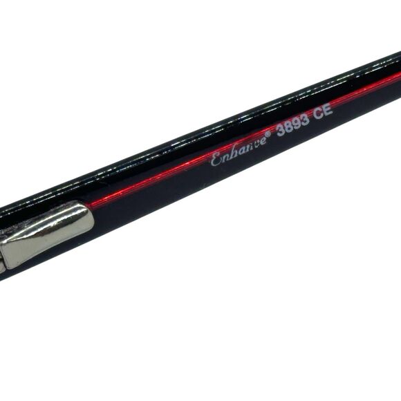 Enhance Eyewear 3893 CE Black/Burgundy 51-17-140 Full Rim Eyeglasses Frame - Picture 13 of 15